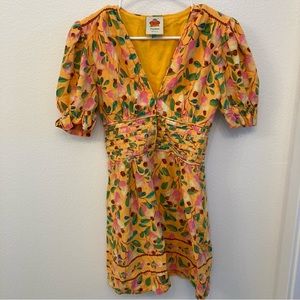 Farm Rio Cashew Mini Dress XS